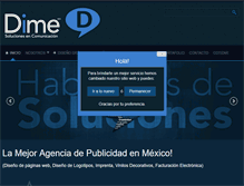 Tablet Screenshot of dimesc.com.mx